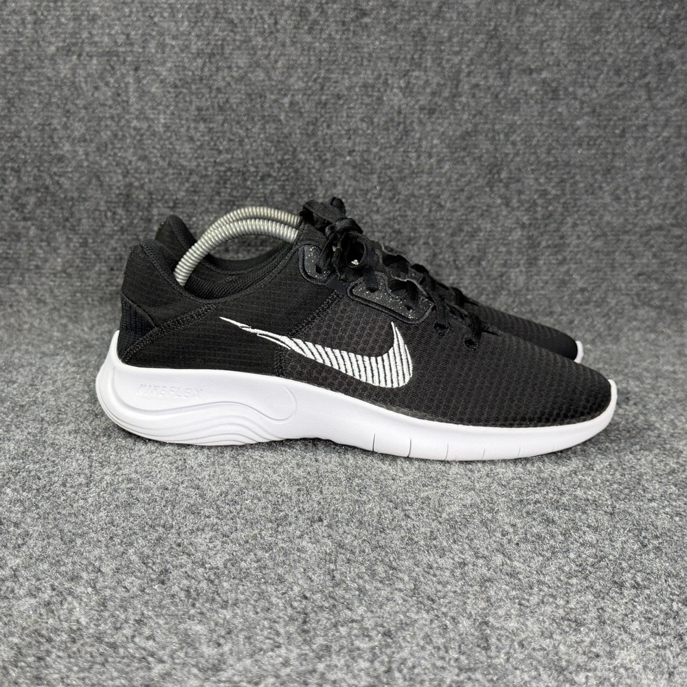 Nike Flex Experience Run 11 Running Shoes Men's 9 Black White Athletic Sneakers